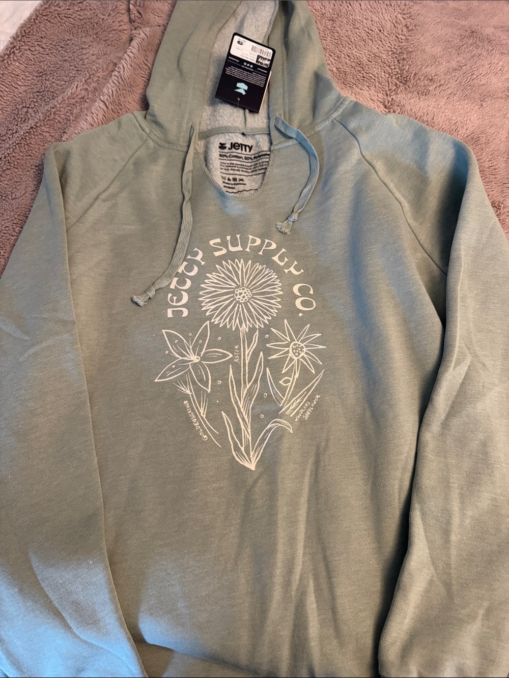 Men’s Sage Green Hoodie Sweatshirt
